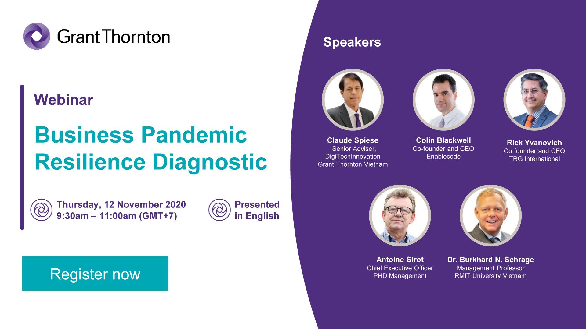 Business Pandemic  Resilience Diagnostic